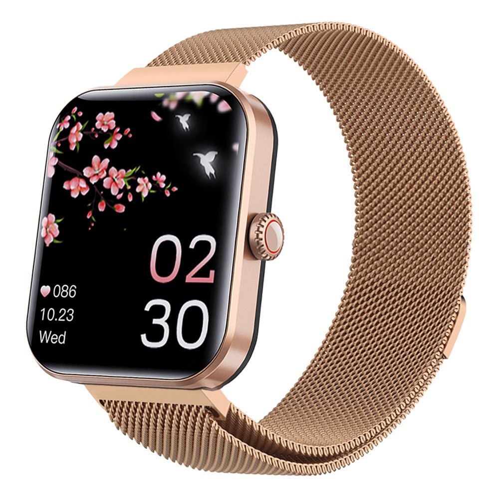 Smart Watch with Heart Rate, Blood Pressure, Body Temperature Monitoring, Sleep Tracking, Step Counter,
