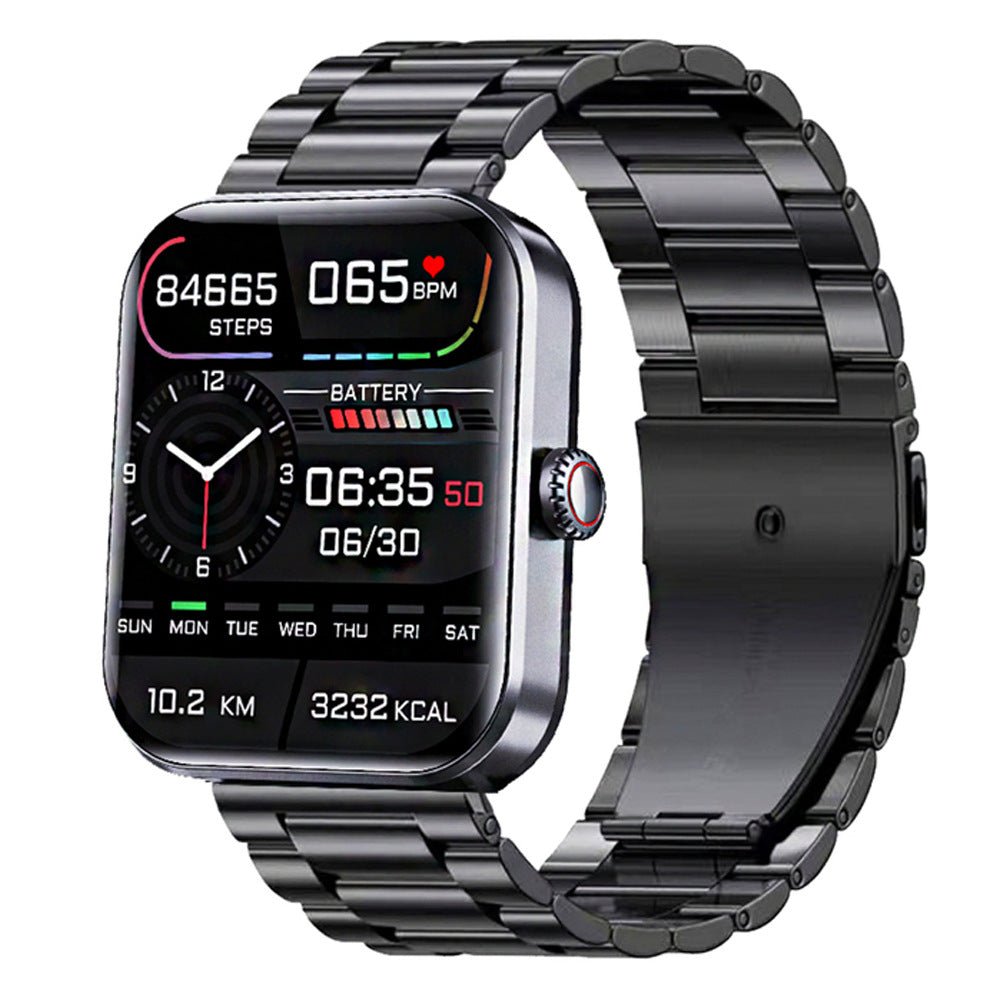 Smart Watch with Heart Rate, Blood Pressure, Body Temperature Monitoring, Sleep Tracking, Step Counter,