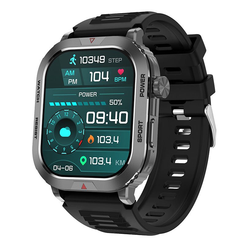 Smart Watch with Bluetooth Calling, Message Push Notification, Heart Rate Monitor, Step Counter, and Sports Tracking - ZW66 Smartwatch