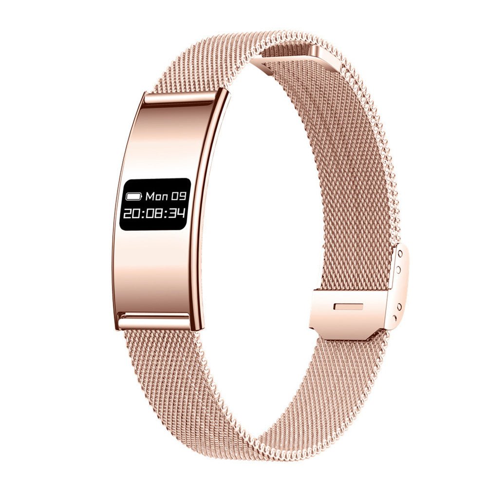B8 Smart Bracelet, Ultra-Thin Sports Band with Heart Rate, Blood Oxygen, Sleep & Female Menstrual Cycle Health Monitoring
