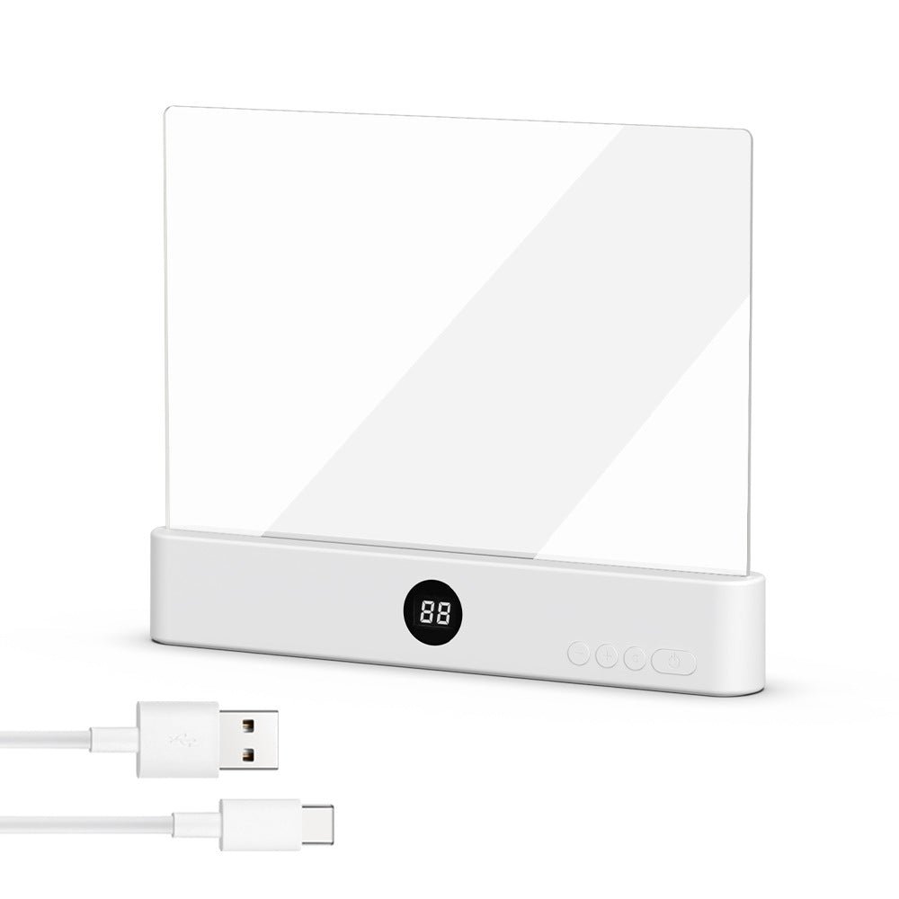 1200mAh battery + 3 color temperatures + brightness adjustment + timer off LED Reading Light  USB Powered Night Light