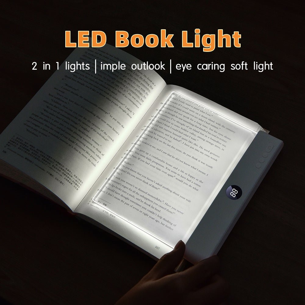 1200mAh battery + 3 color temperatures + brightness adjustment + timer off LED Reading Light  USB Powered Night Light