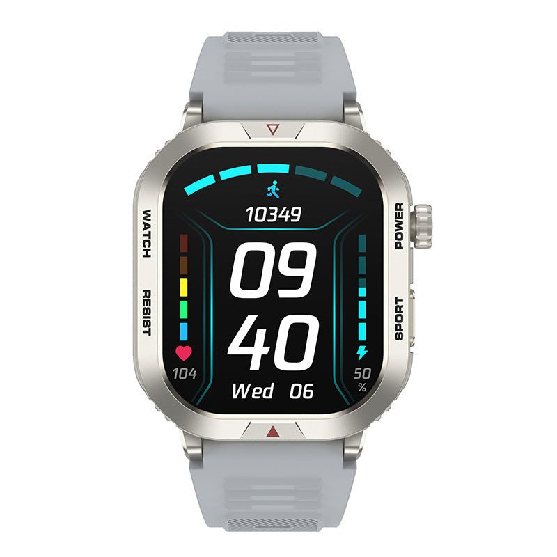 Smart Watch with Bluetooth Calling, Message Push Notification, Heart Rate Monitor, Step Counter, and Sports Tracking - ZW66 Smartwatch