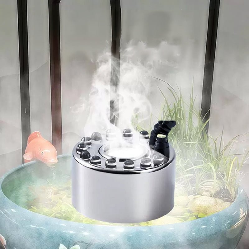Small Ultrasonic Mist Maker Fogger – Automatic Pond Fog Machine for Garden, Pool, Fountain & Halloween Decor